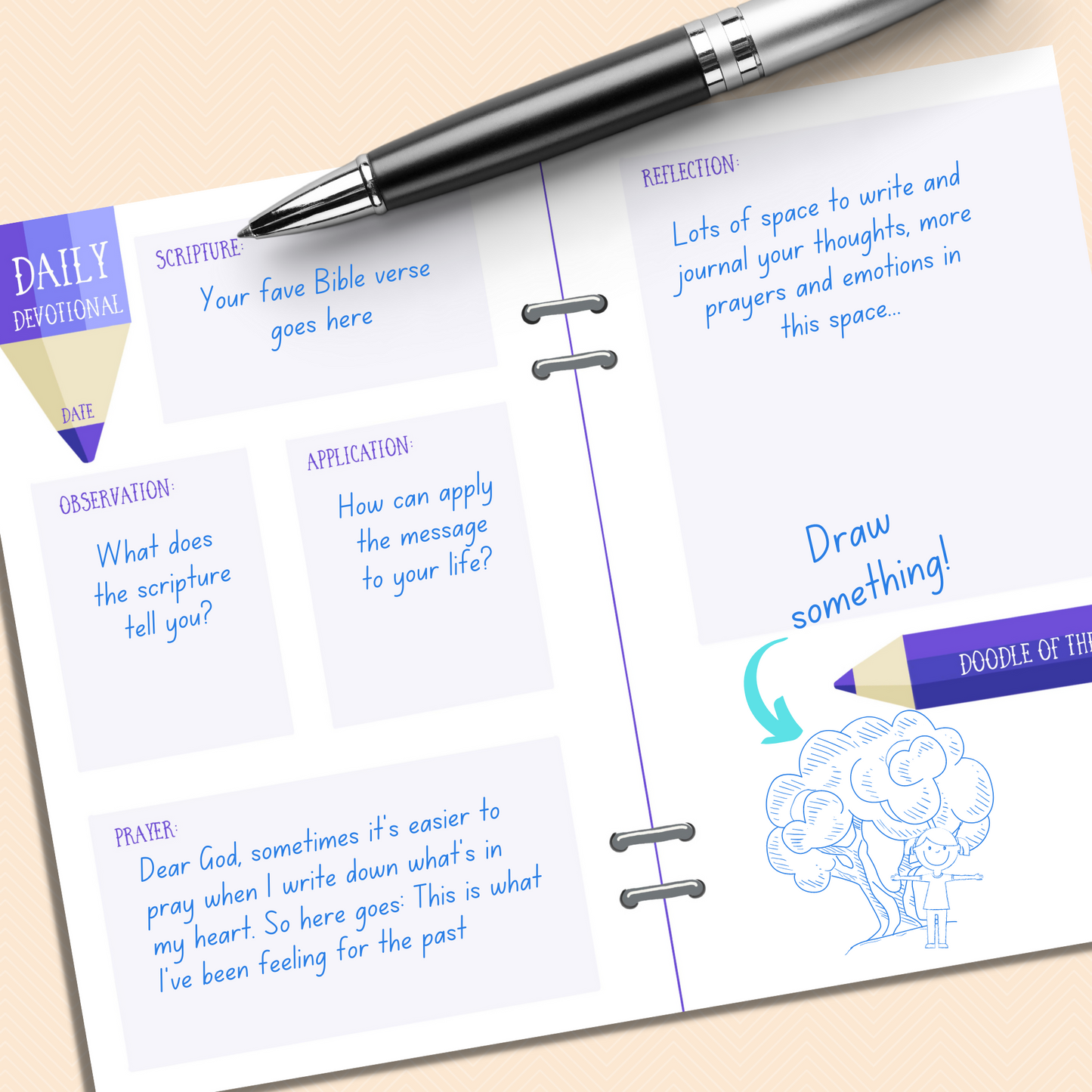 Daily Faith Journal 7-in-1, Daily Quiet Time