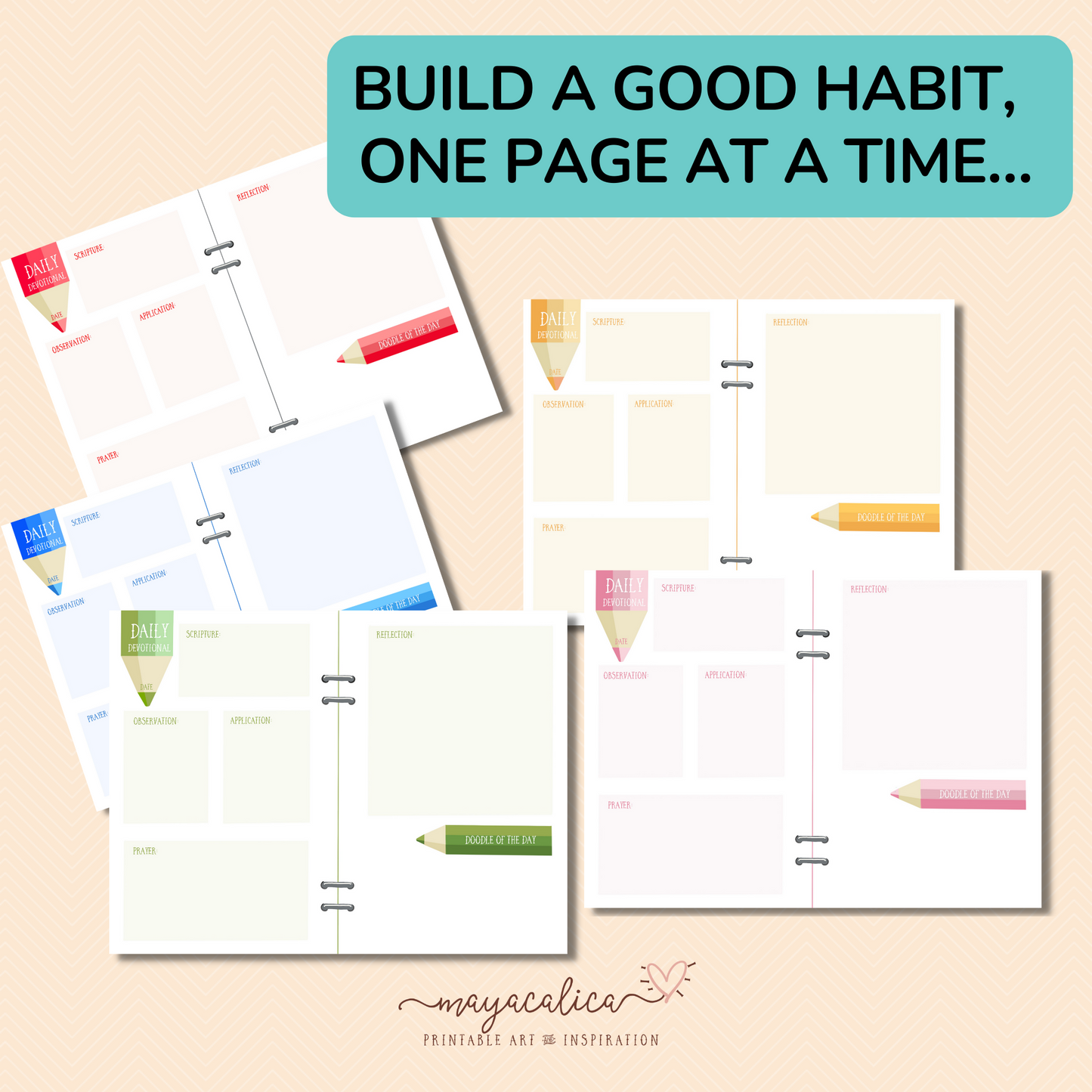 Daily Faith Journal 7-in-1, Daily Quiet Time