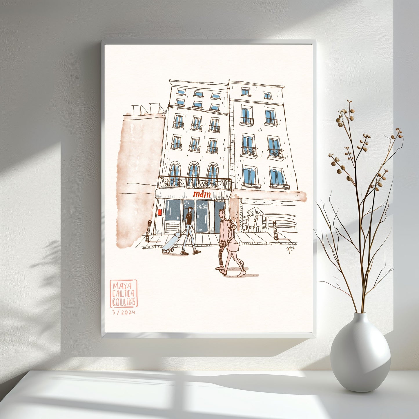 "Paris 2nd arr" Art Print