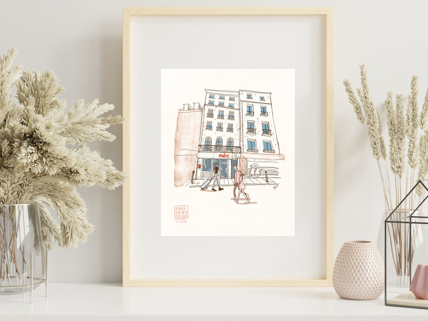 "Paris 2nd arr" Art Print