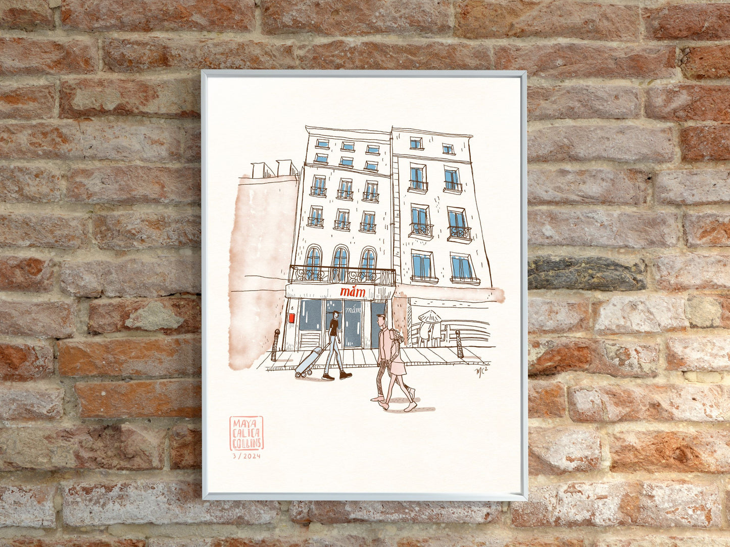 "Paris 2nd arr" Art Print