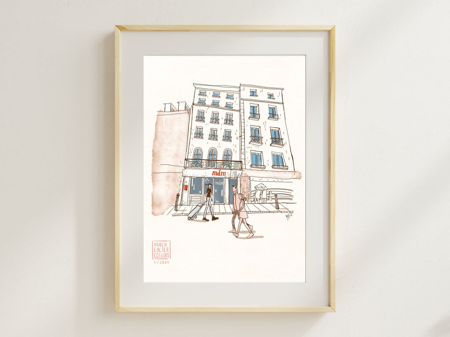 "Paris 2nd arr" Art Print