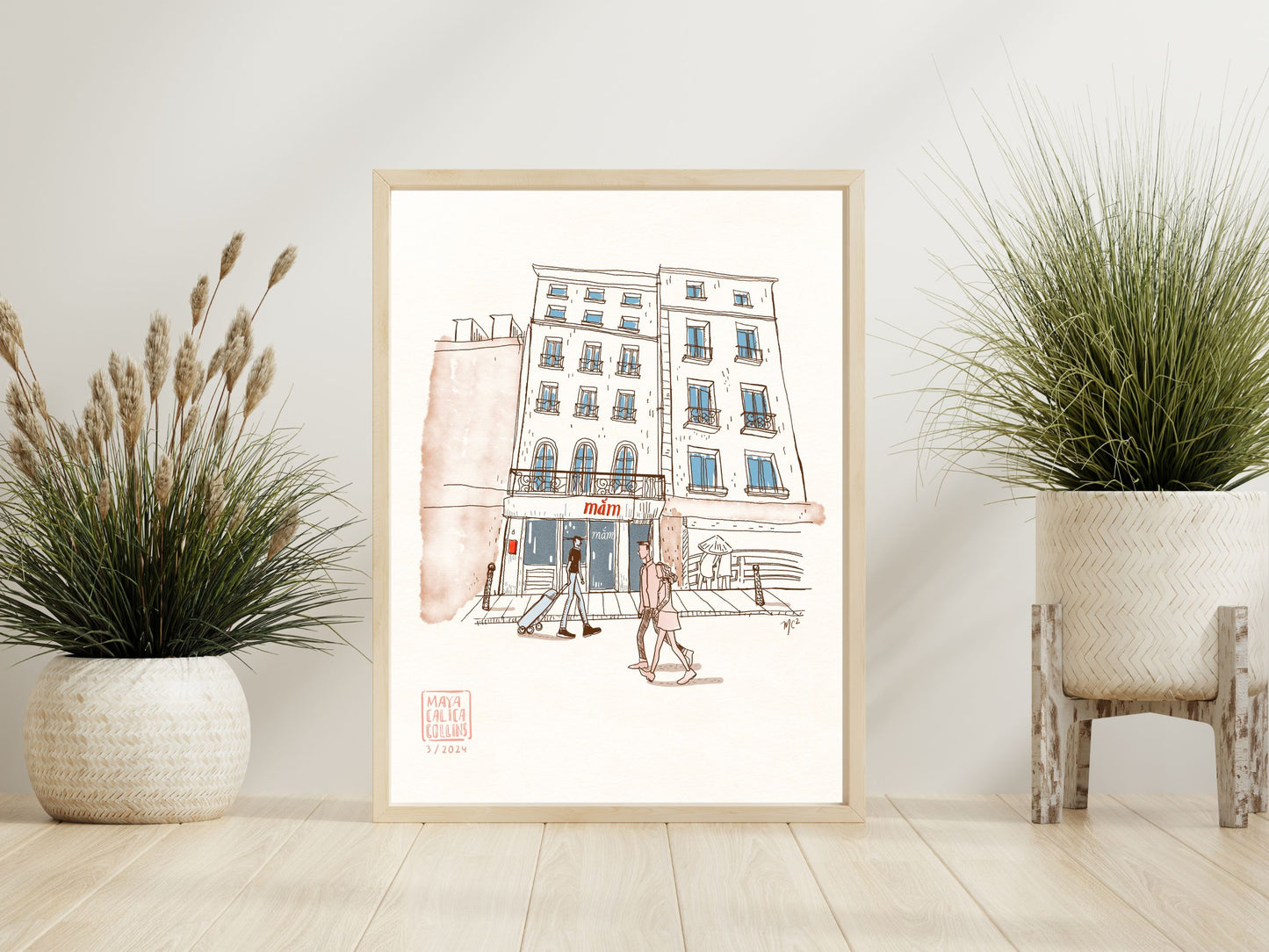 "Paris 2nd arr" Art Print