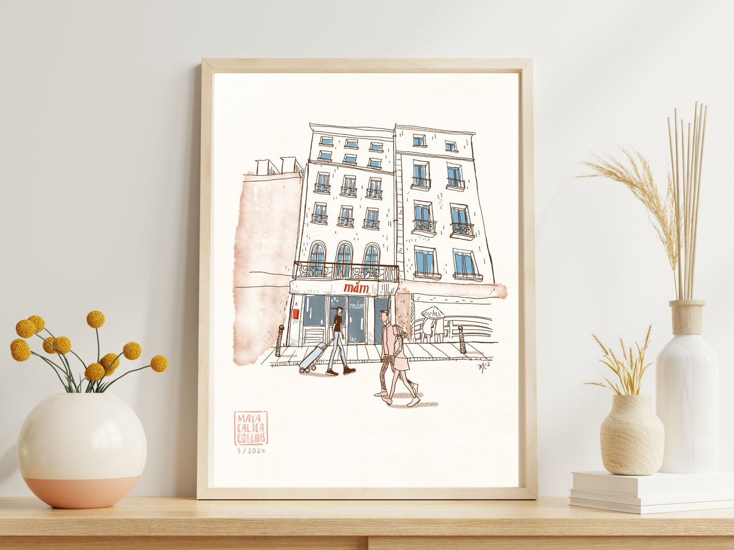 "Paris 2nd arr" Art Print