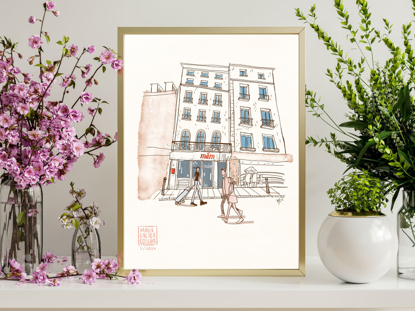 "Paris 2nd arr" Art Print