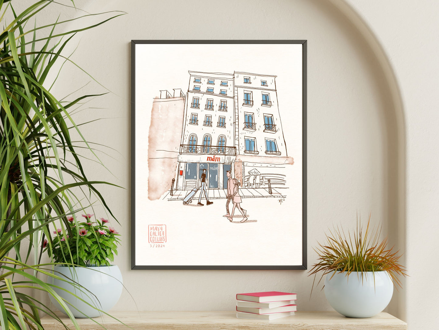 "Paris 2nd arr" Art Print