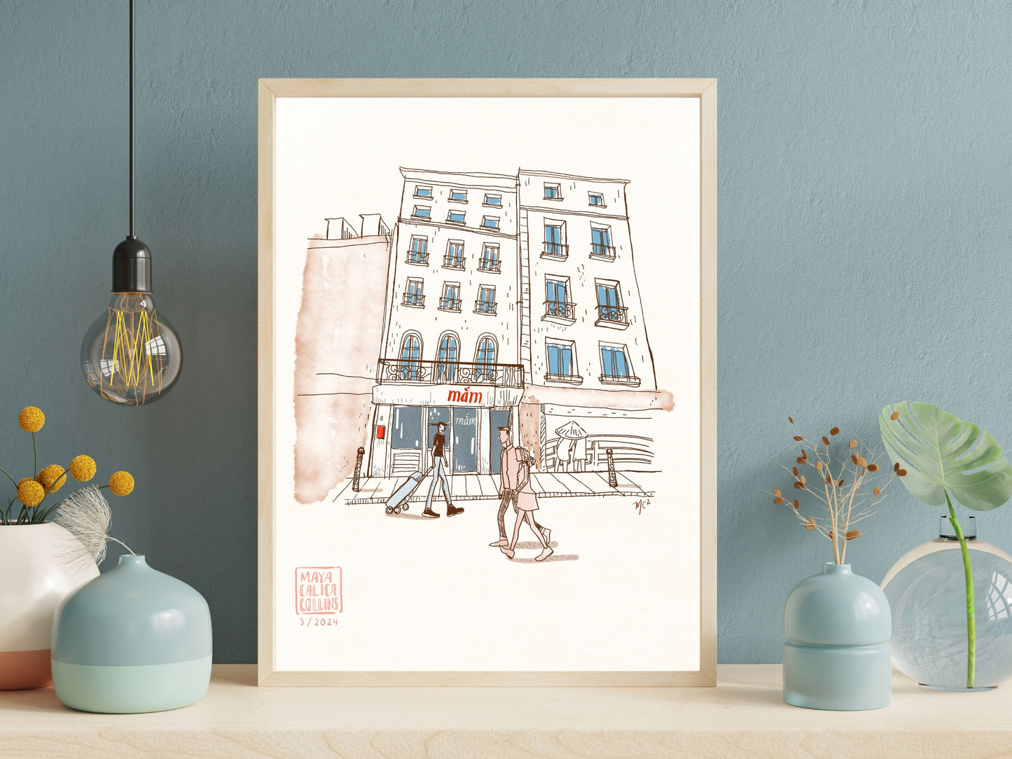 "Paris 2nd arr" Art Print