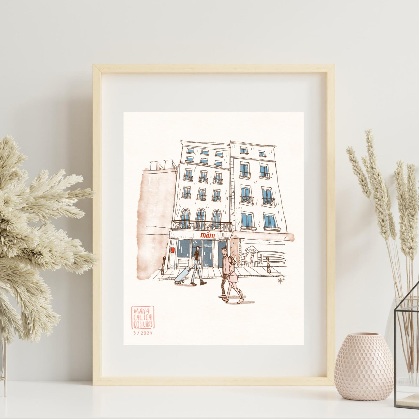 "Paris 2nd arr" Art Print