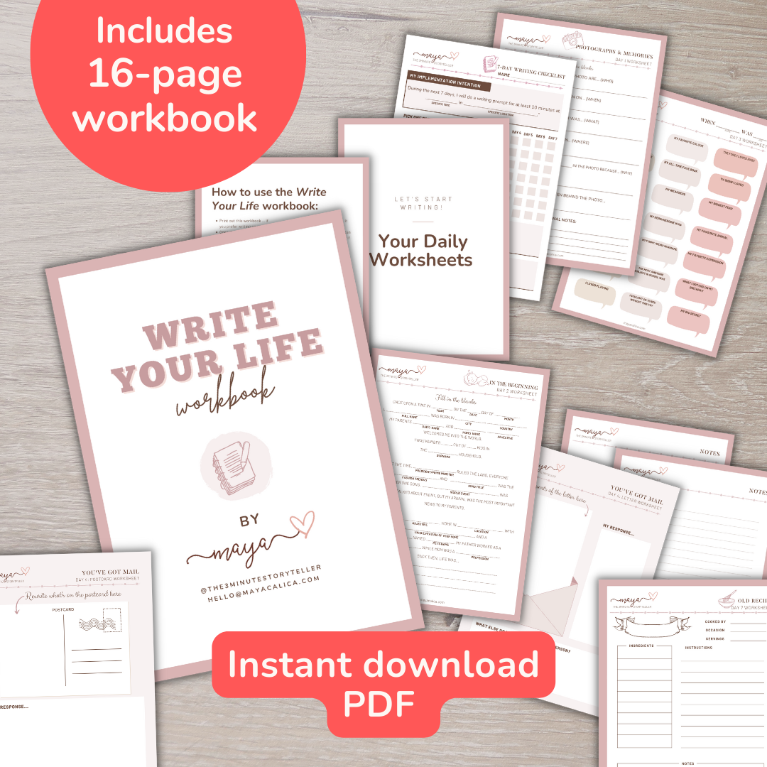 Write Your Life eBook + Workbook Bundle