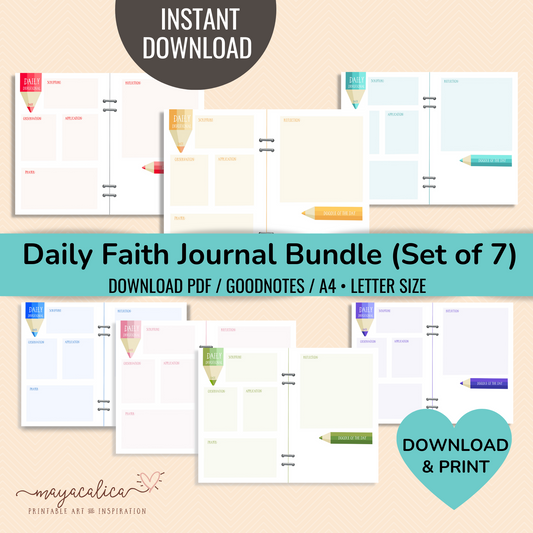 Daily Faith Journal 7-in-1, Daily Quiet Time