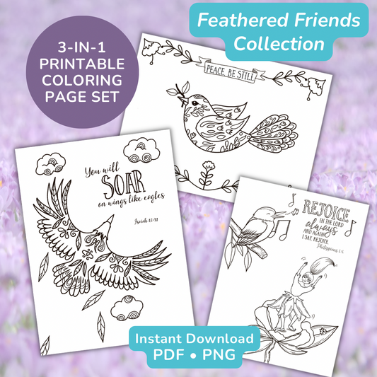 Feathered Friends Collection 3-in-1 Collection